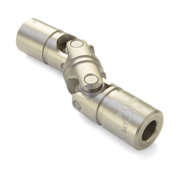 Double U-Joint, 1-1/8" x 22 mm Bores, 1.995" (50.7 mm) OD, Stainless